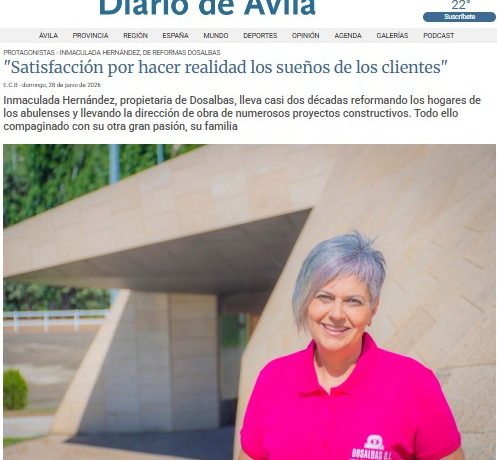 Nuestra compañera Inmacula en Diario de Ávila